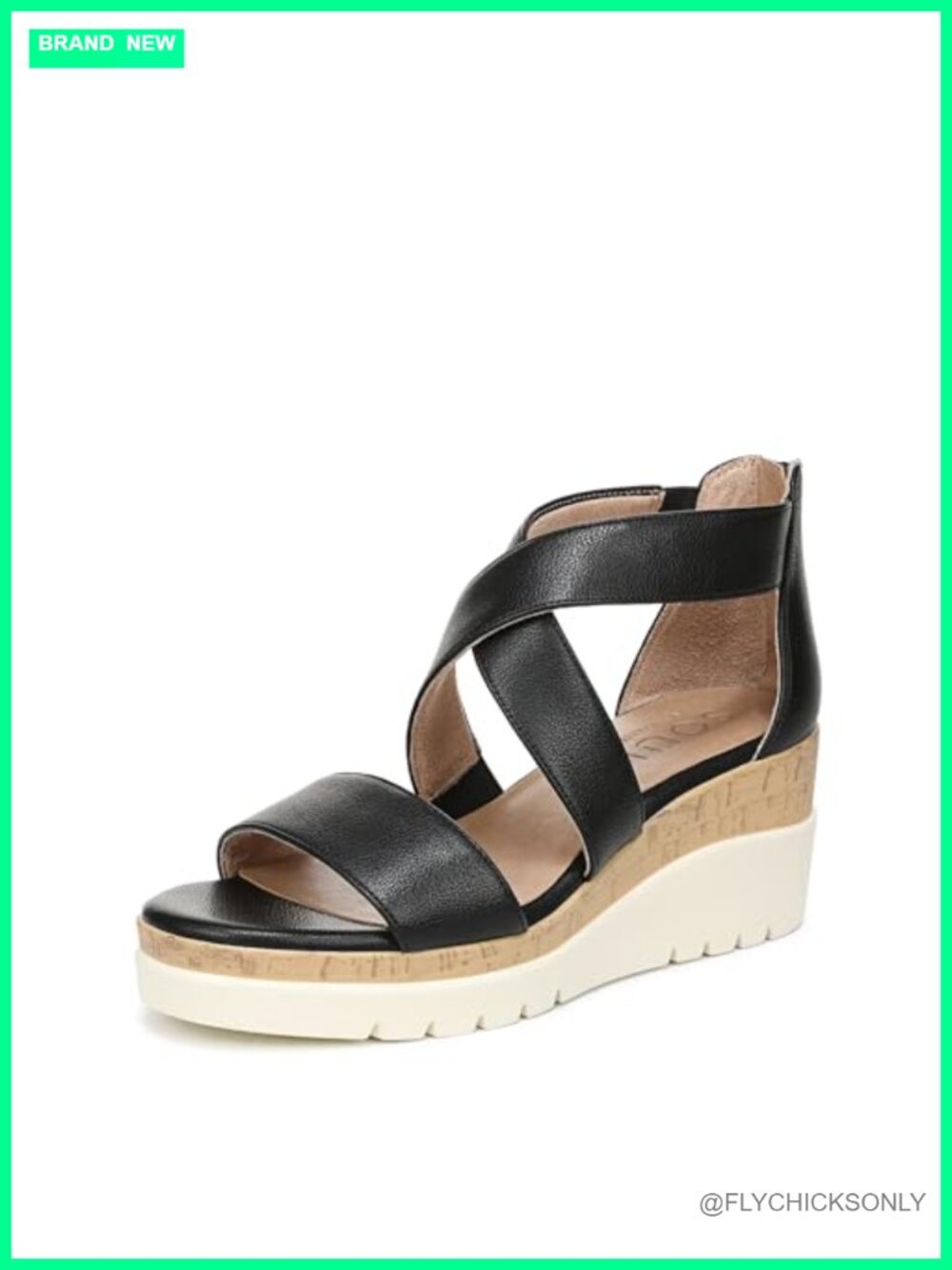 Naturalizer Goodtimes Casual Ankle Strap Wedge Sandal